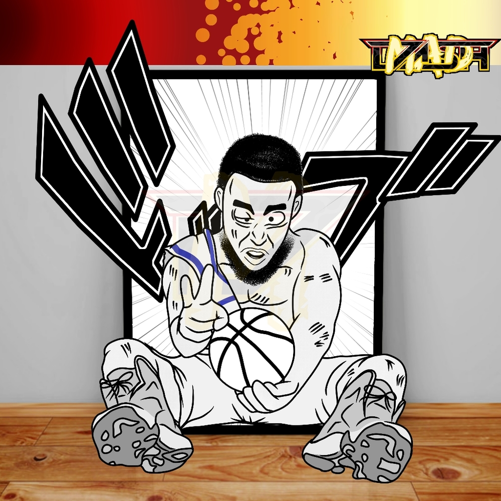 Custom NBA Chef Curry Print, Underarmor Print, Curry Print, NBA Manga Print, NBA